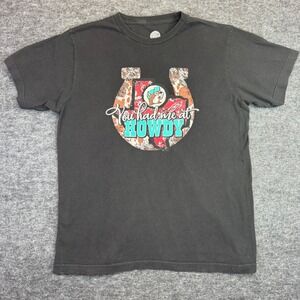 Buc-ee's Graphic T-Shirt Mens Medium Black You Had Me At Howdy Texas Horseshoe